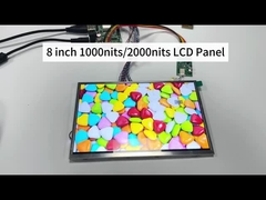 Yüksek Parlaklık LCD 8 inç 2000nits HD BOE Endüstriyel Ekran