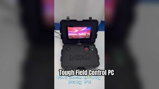 Yüksek Parlaklığa Sahip 15,6 İnç PC Kasası Taşınabilir Saha Kontrol İstasyonu