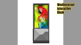 Güvenli Dış Mekan Kiosk İstasyonu 55 İnç Dokunmatik Ekran