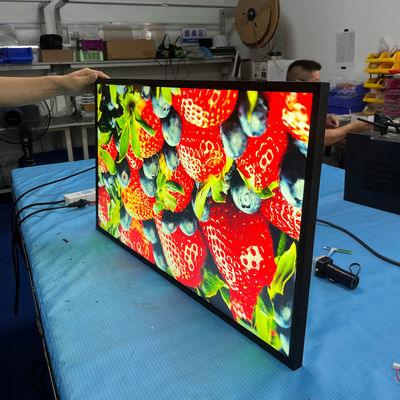 satın al 32'' 4K LCD panel açık açık LCD ekran mağaza penceresi parlak İşaret Ekranı online manufacture