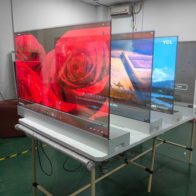 satın al 55 Inch Kontrast 64x32 Beyaz Mavi OLED Ekran Ekran Akıllı TV Monitörü online manufacture