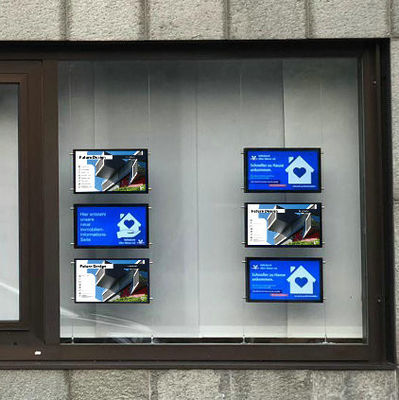 satın al Son teknoloji Android için LCD Dijital Pencere Ekranları Ücretsiz CMS Sistemi Çevrimiçi üretim
