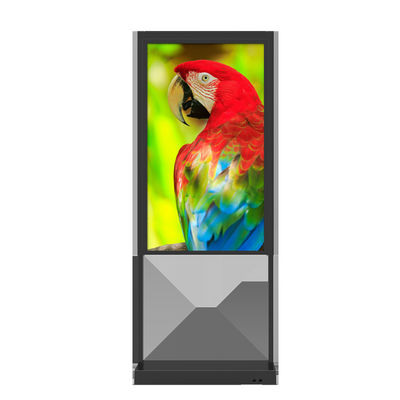 Metal Dış Çatlak Kiosk Yerüstü Çift Taraflı Dijital Ekran