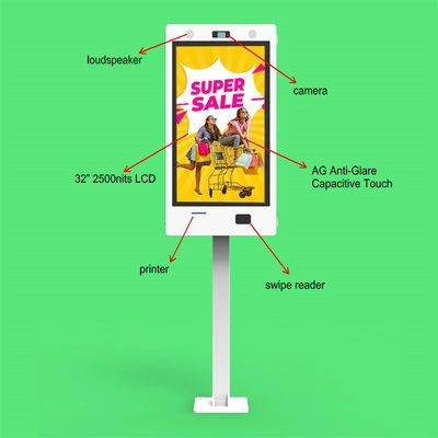 32 İnç Yüksek Parlaklıkta Su Geçirmez Dış Mekan Dijital Tabela, 1920X1080 Çözünürlük ve 50000 Saat Ömür